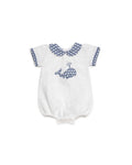 Whale Romper Print