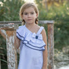 Stripes One Shoulder Dress