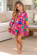 Multicolor Pink Dress