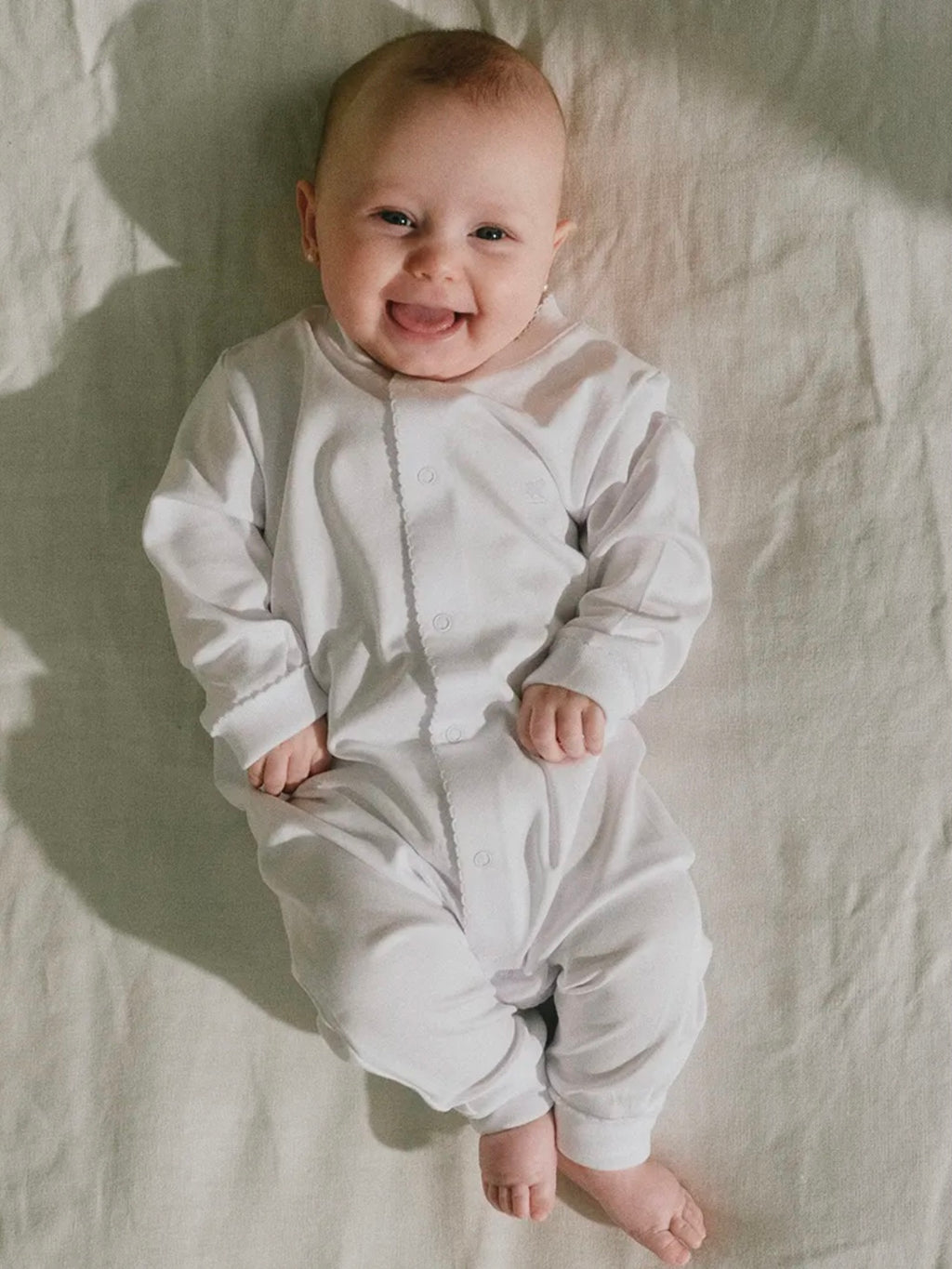 White Logo Pajama