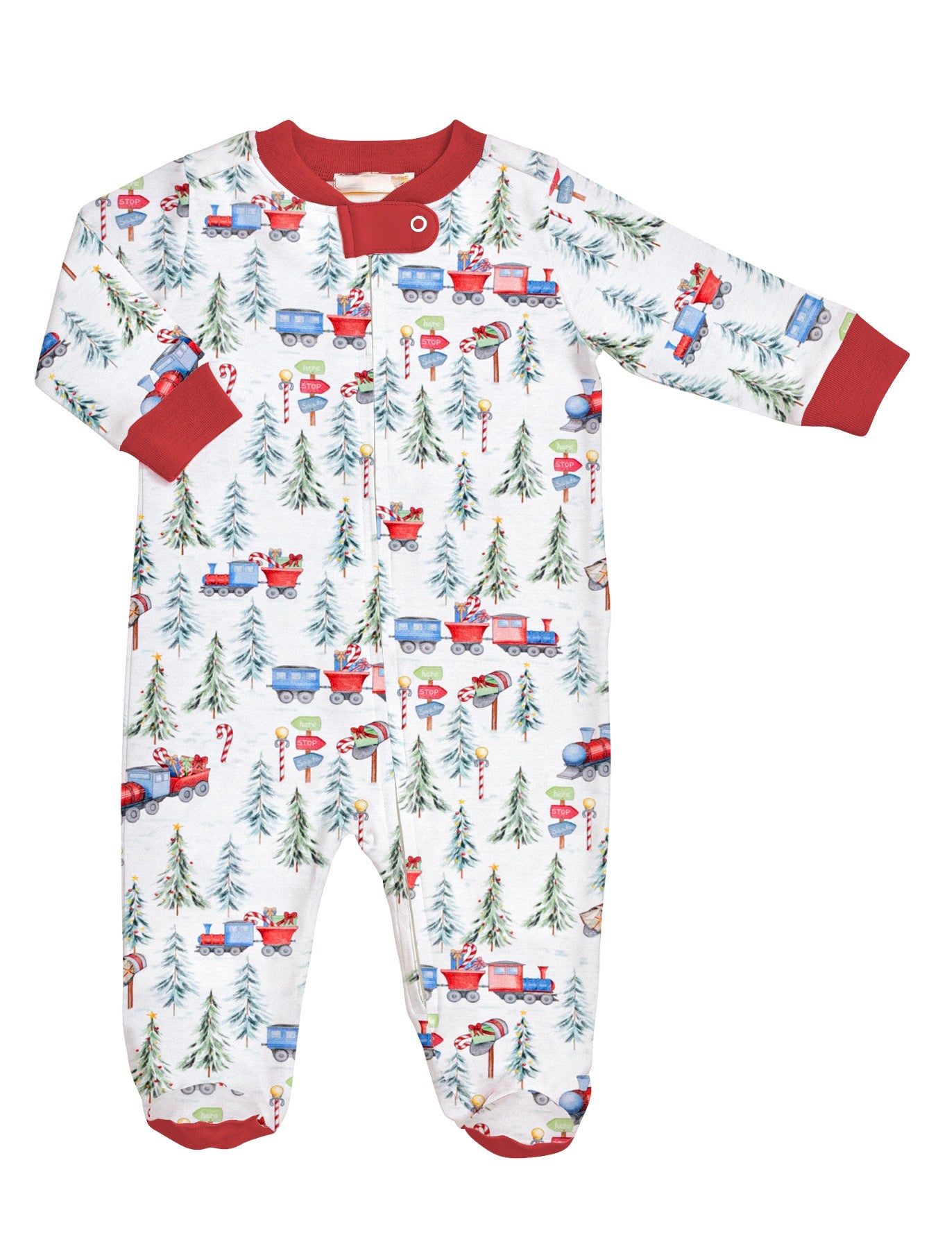 Polar Express Zipper Playsuit