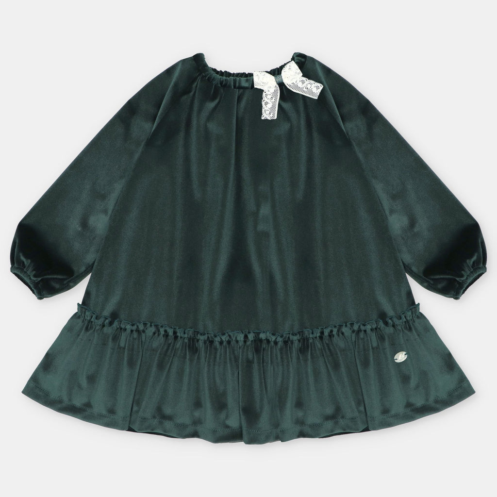 Ever Green Velvet Dress