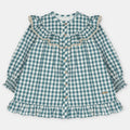 Ghingham Teal Dress