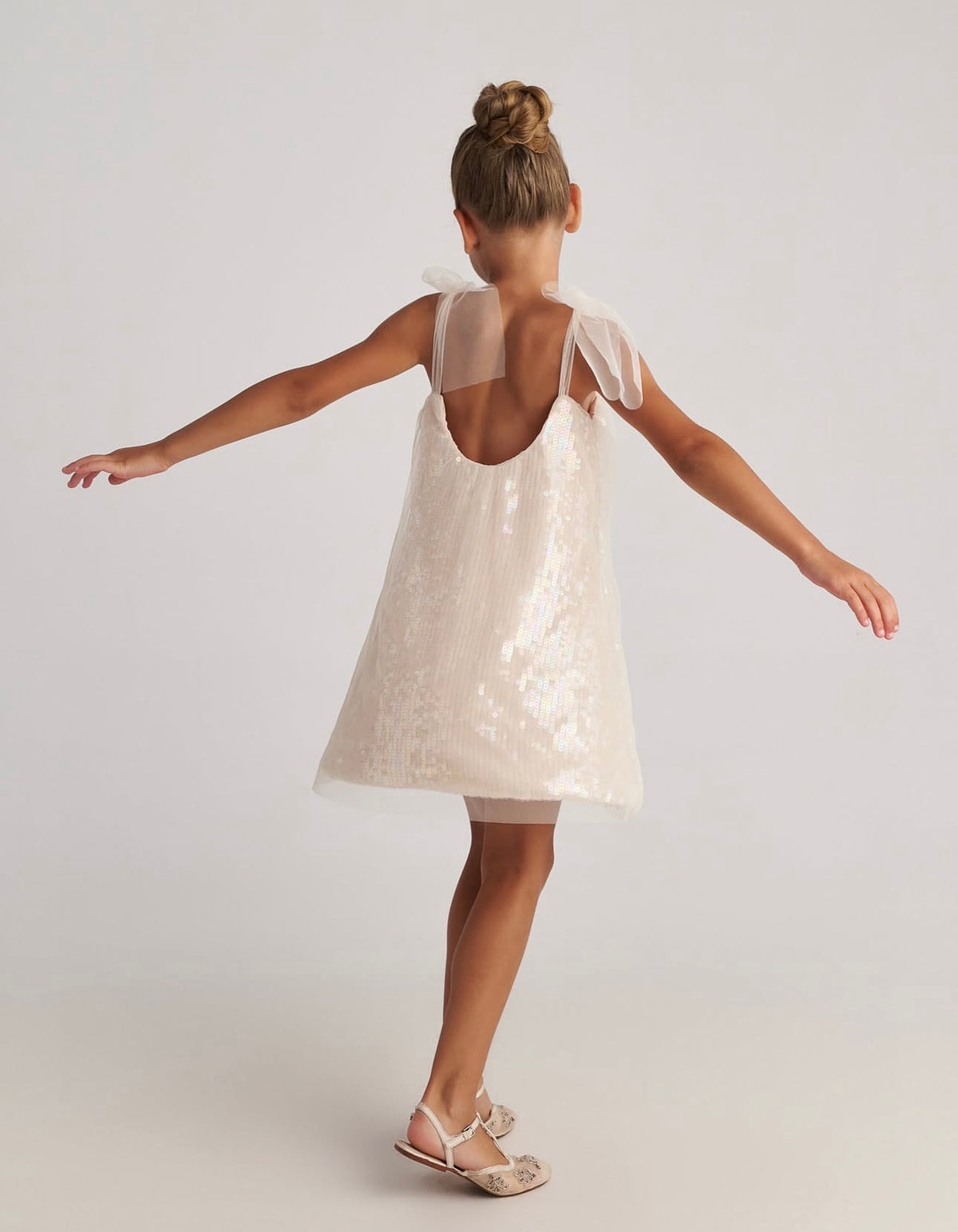 Blush Sparkle Tulle Dress
