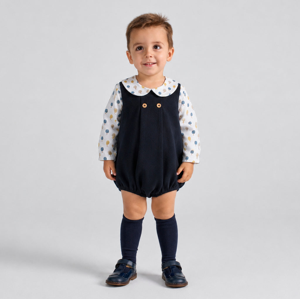 Woodland Peter Pan Collar Bubble