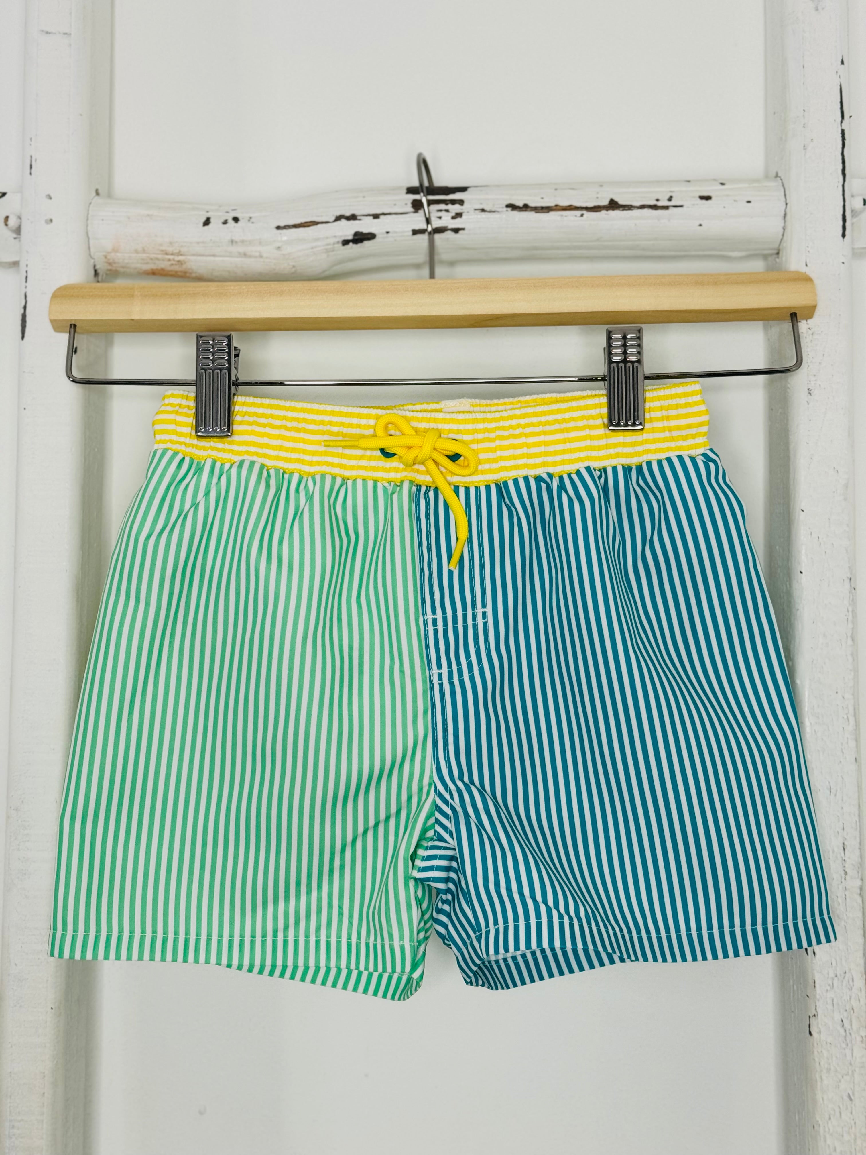 Shark Stripes Swim Set