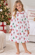 Santa’s Workshop Scalloped Gown