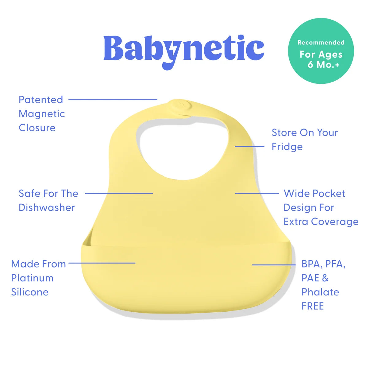 Banana Split Magnetic Bib