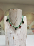 Ghingham Fruit Necklace