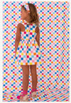 Color Checkered Dress