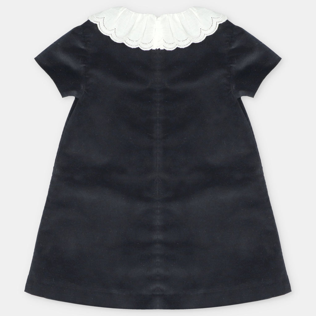 Black velvet dress