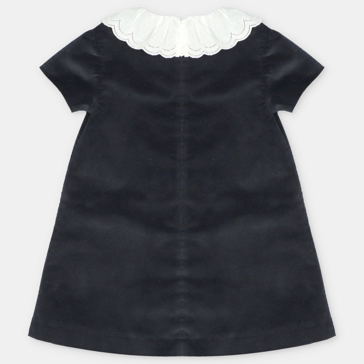 Black velvet dress