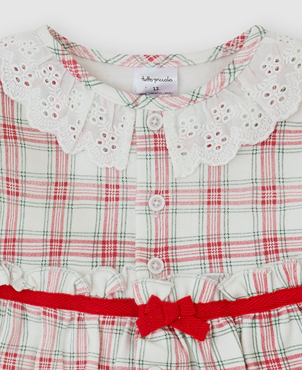 Girl Christmas Charm Plaid PJ