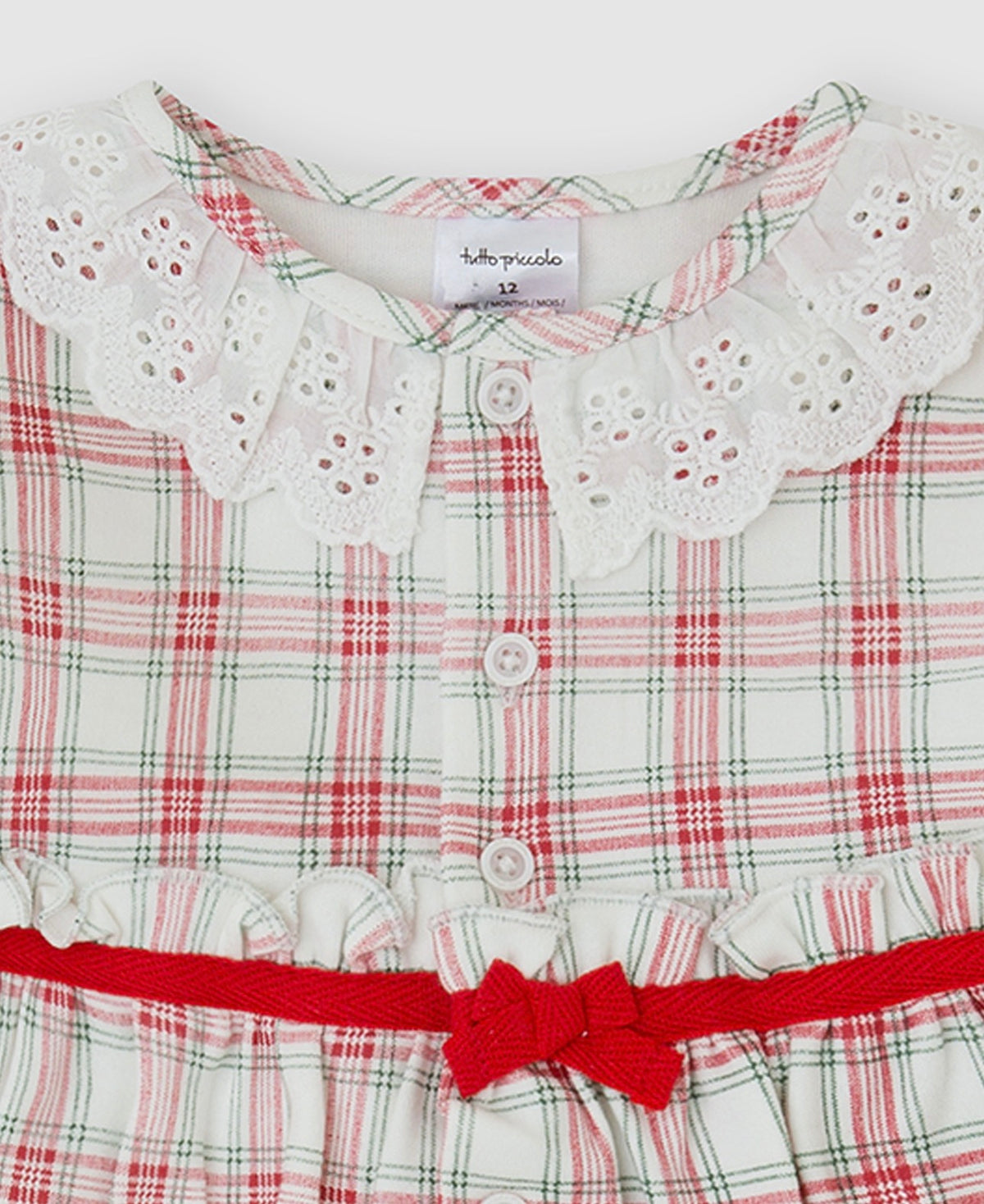 Girl Christmas Charm Plaid PJ
