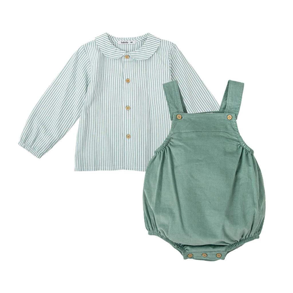 Sage stripes bubble