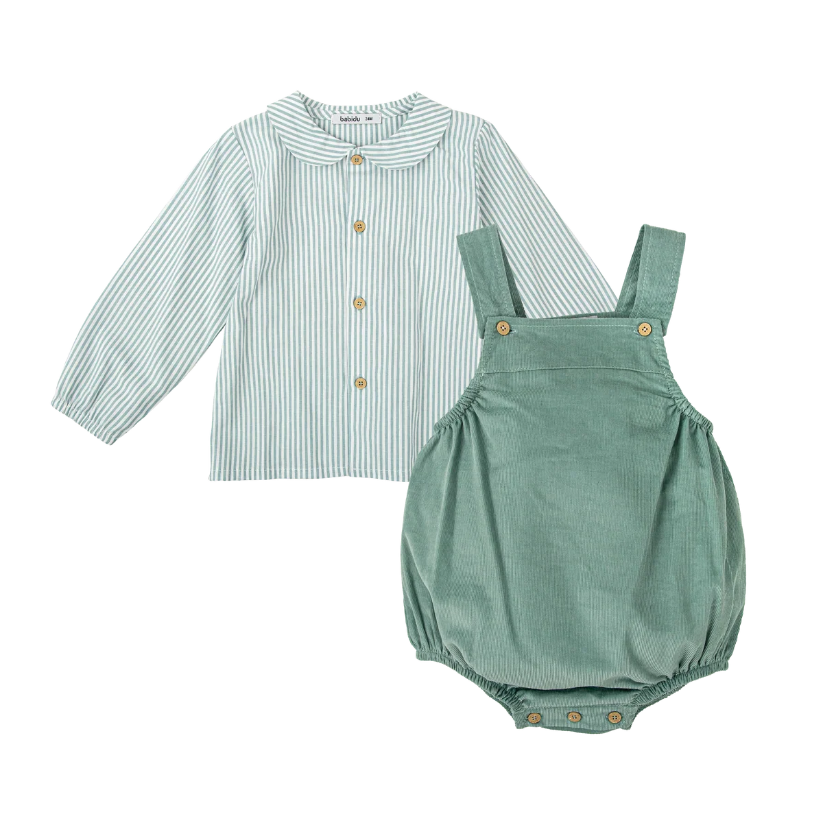 Sage stripes bubble