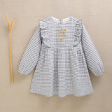 Navy blue Vichy Girl Dress