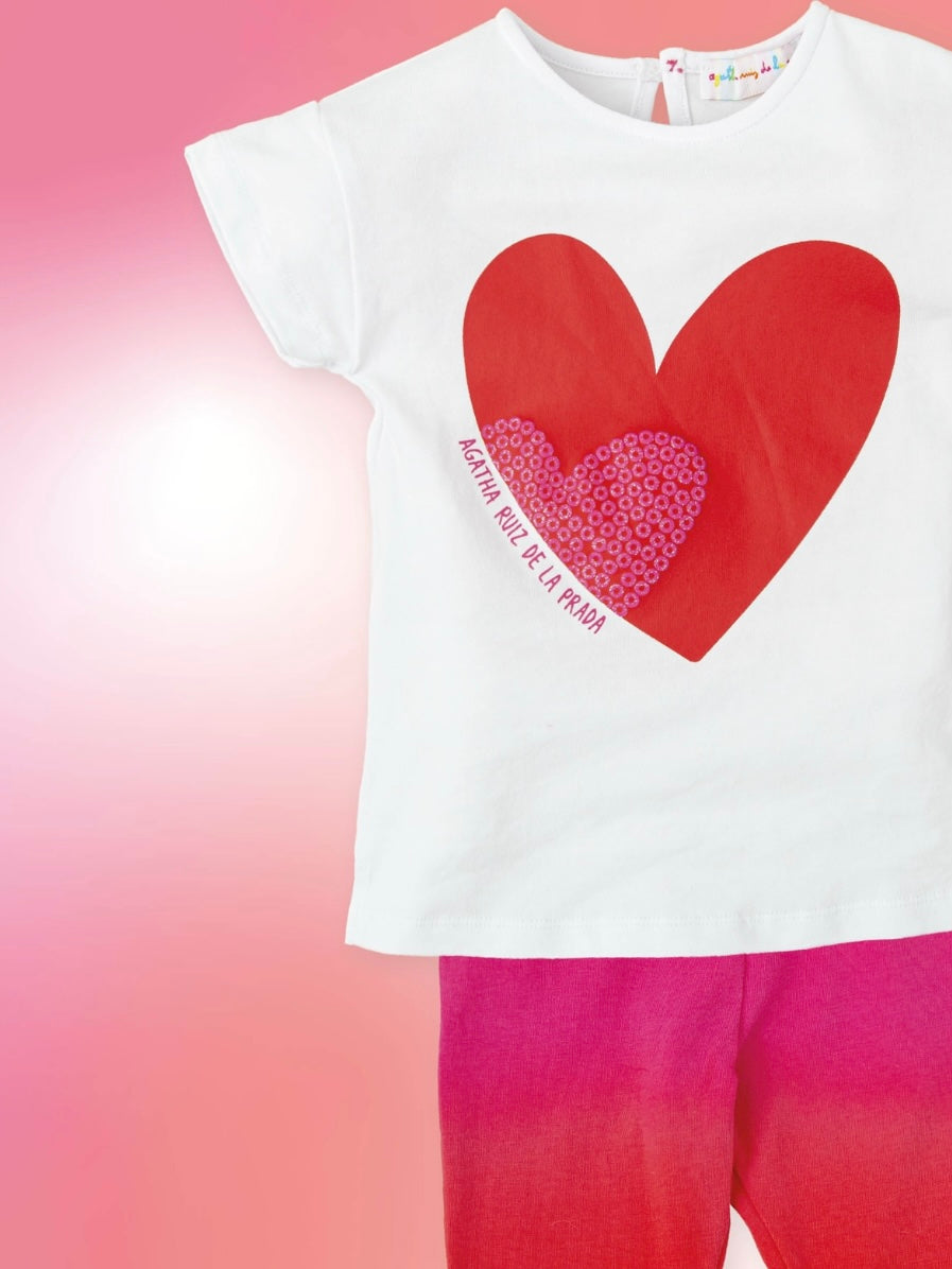 Heart Leggings Set