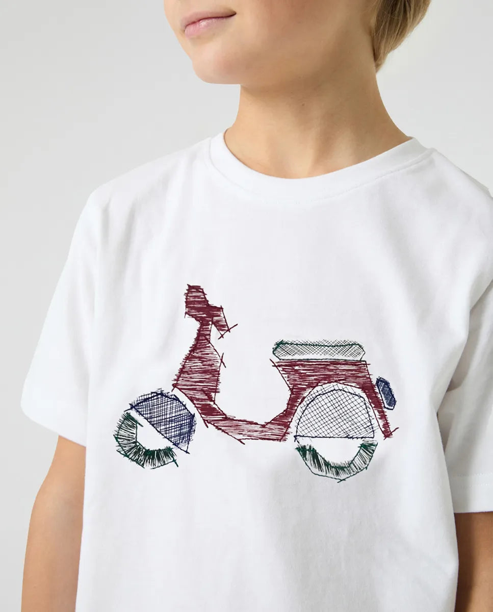 Stitched Vespa Tee