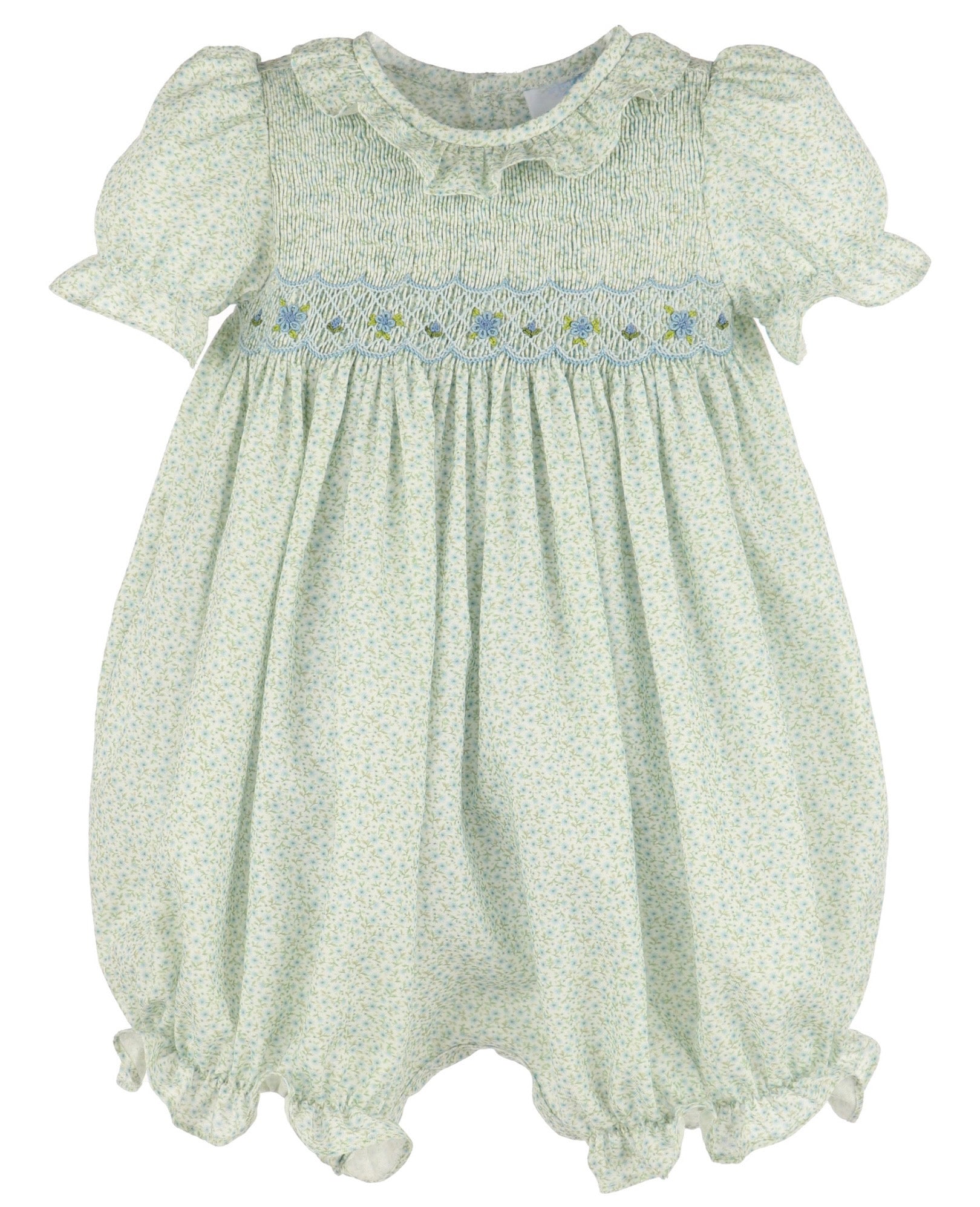 Harvest Blue Floral Bubble