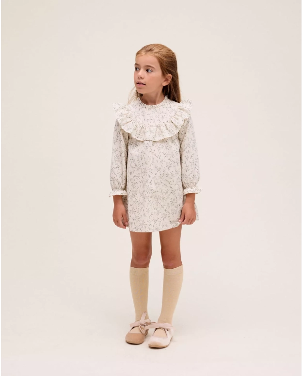 Linen Ivory Garden Dress