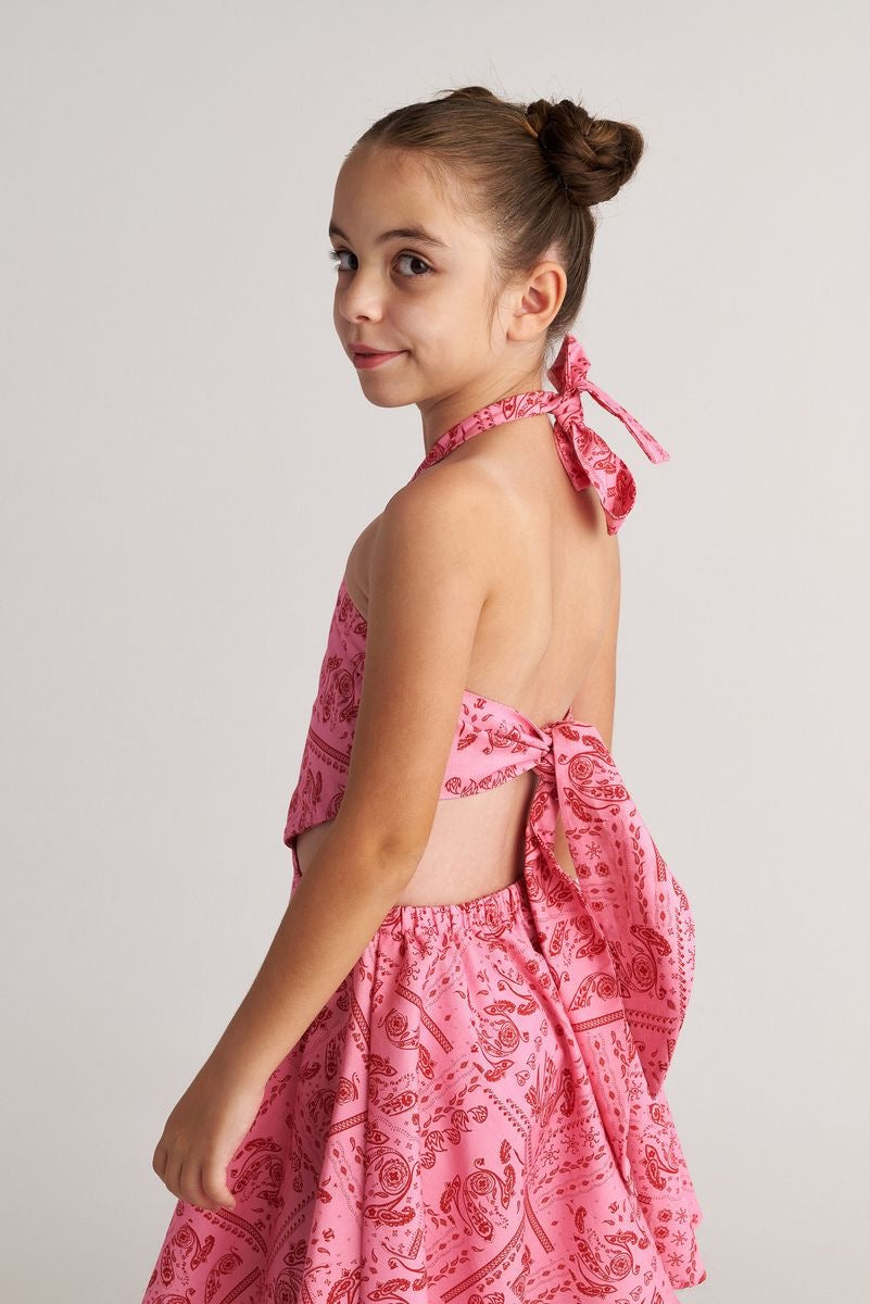 Paisley Bandana Dress
