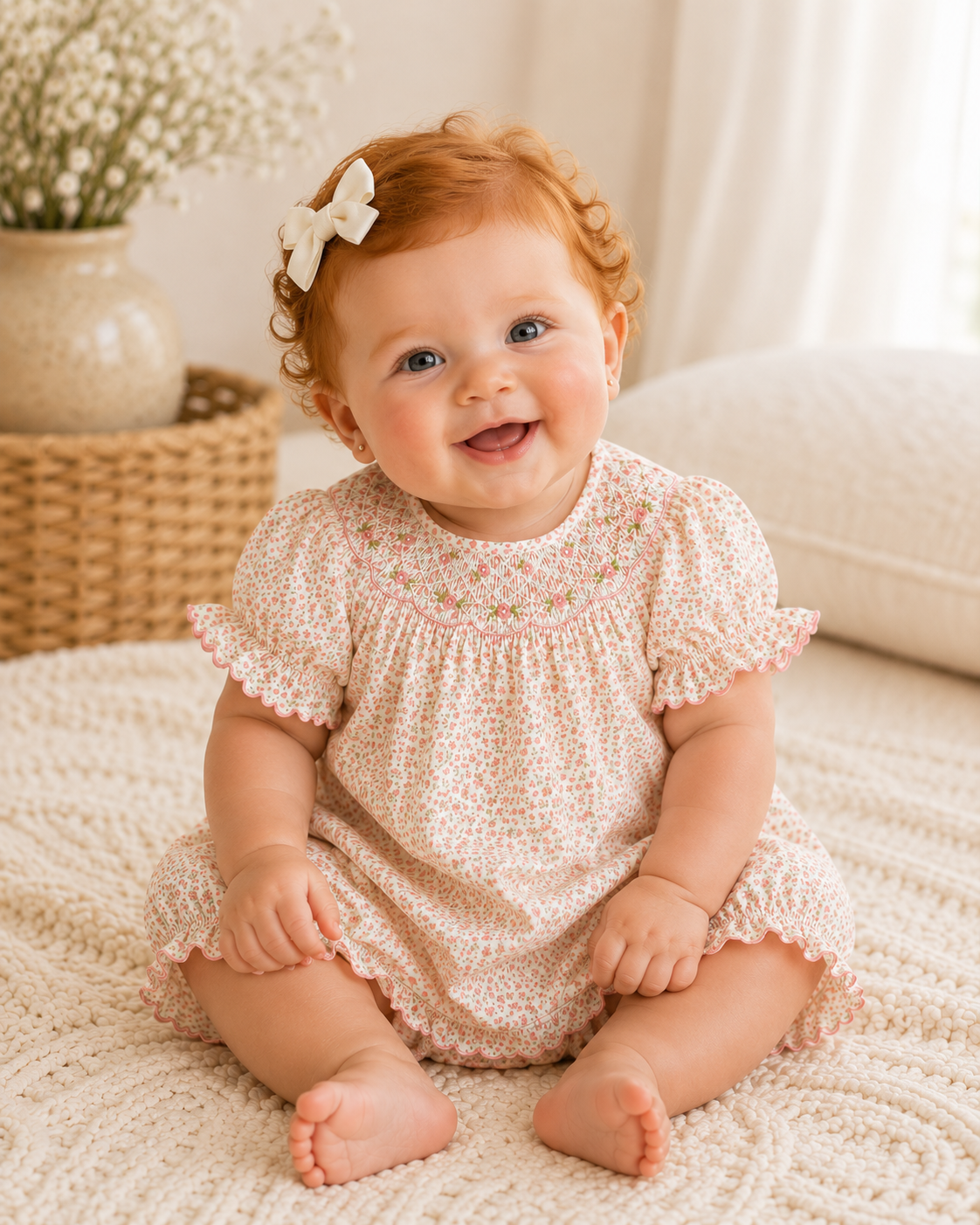 Forest Fairy Bishop Baby Dress