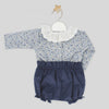 Blue Flower Two Piece Set