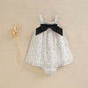 The Grey Baby Dress with Black Bow