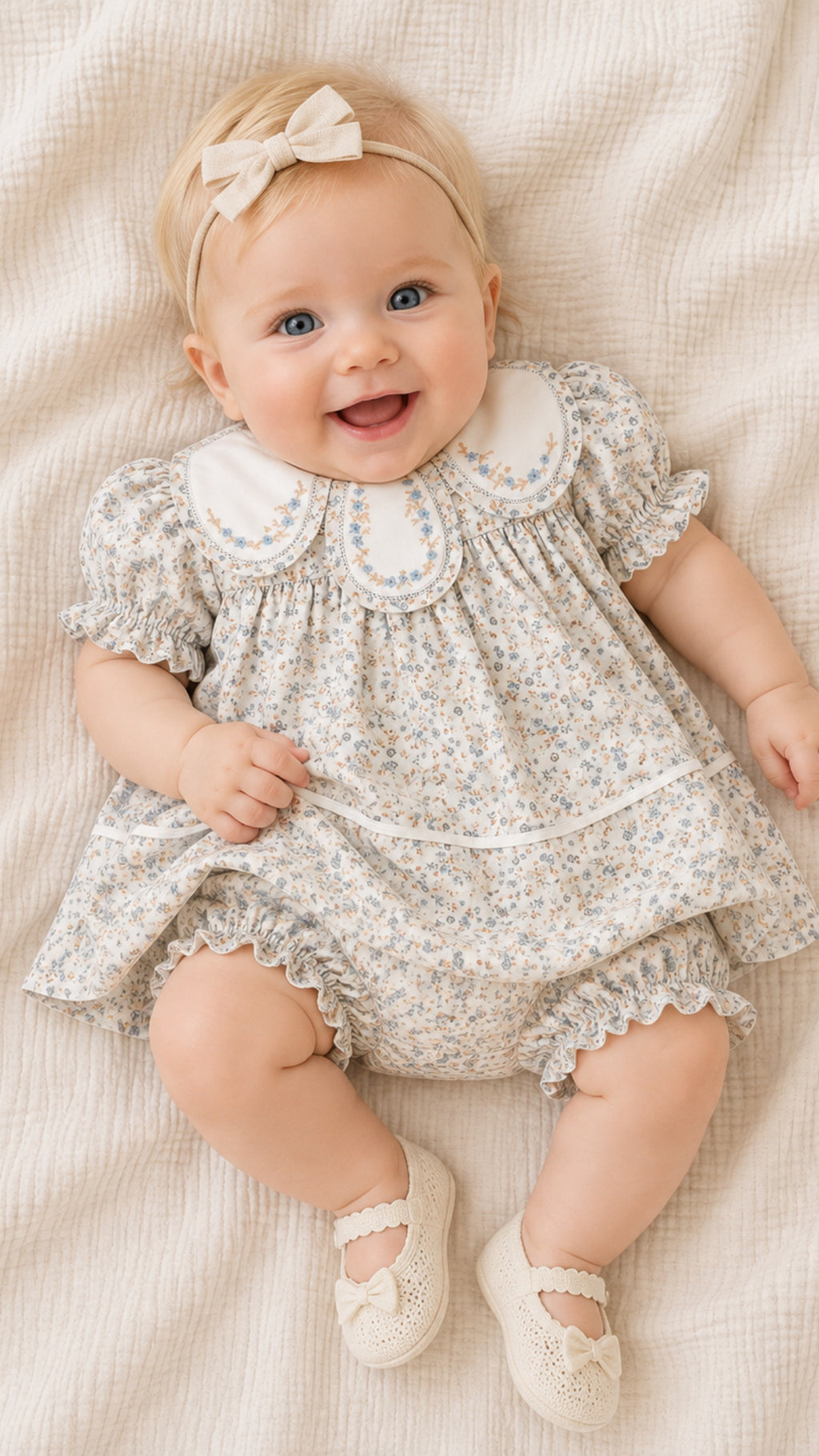 Petal Collar Flower Dress