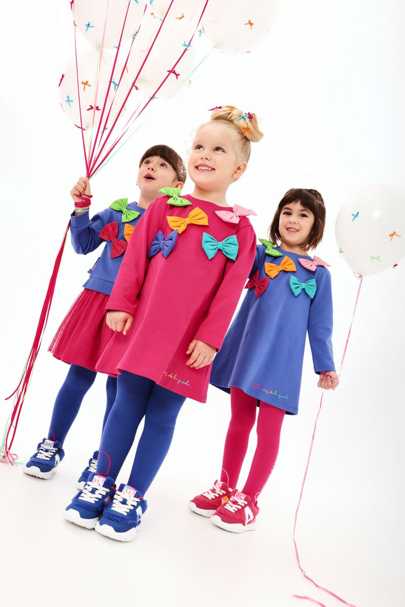Multicolor Bow Dress