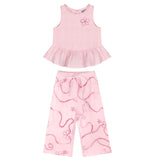 Pink Stitched Set