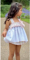 Valentina Smocked Plumeti Set