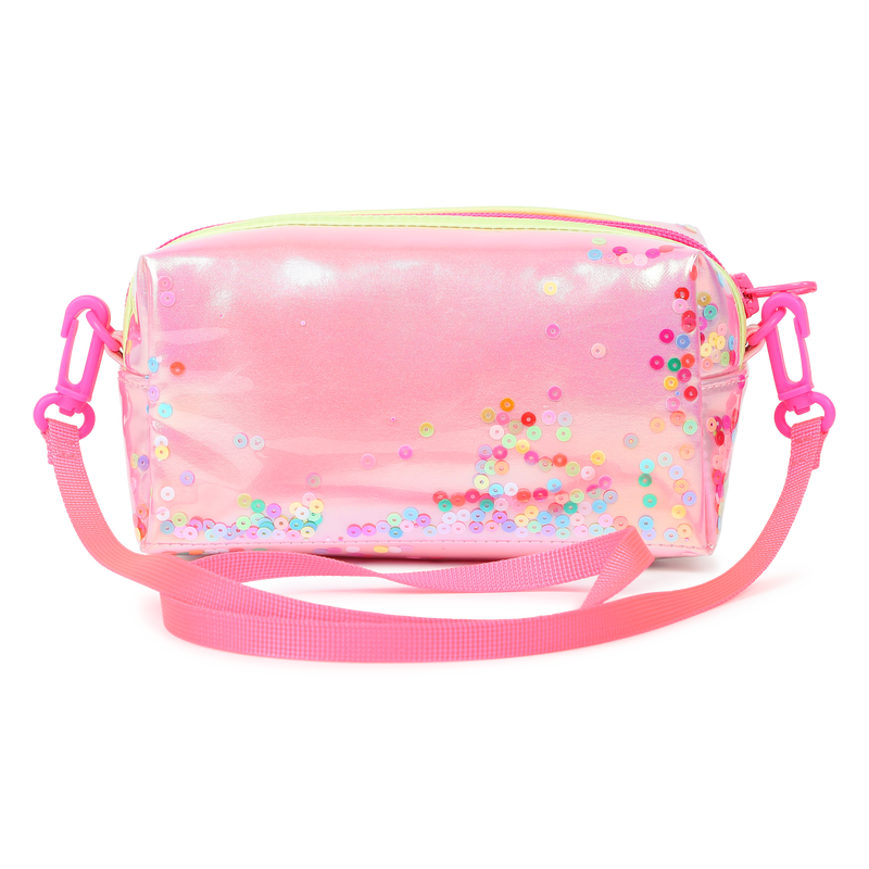 Sequin Neon Billie Blush Bag