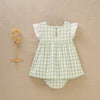 Green Gingham Baby Dress