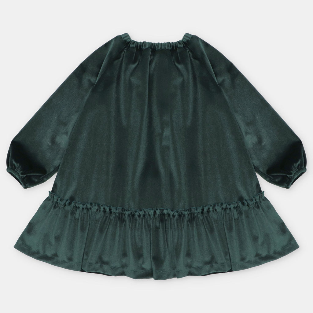 Ever Green Velvet Dress