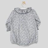 Blue Flowers Romper