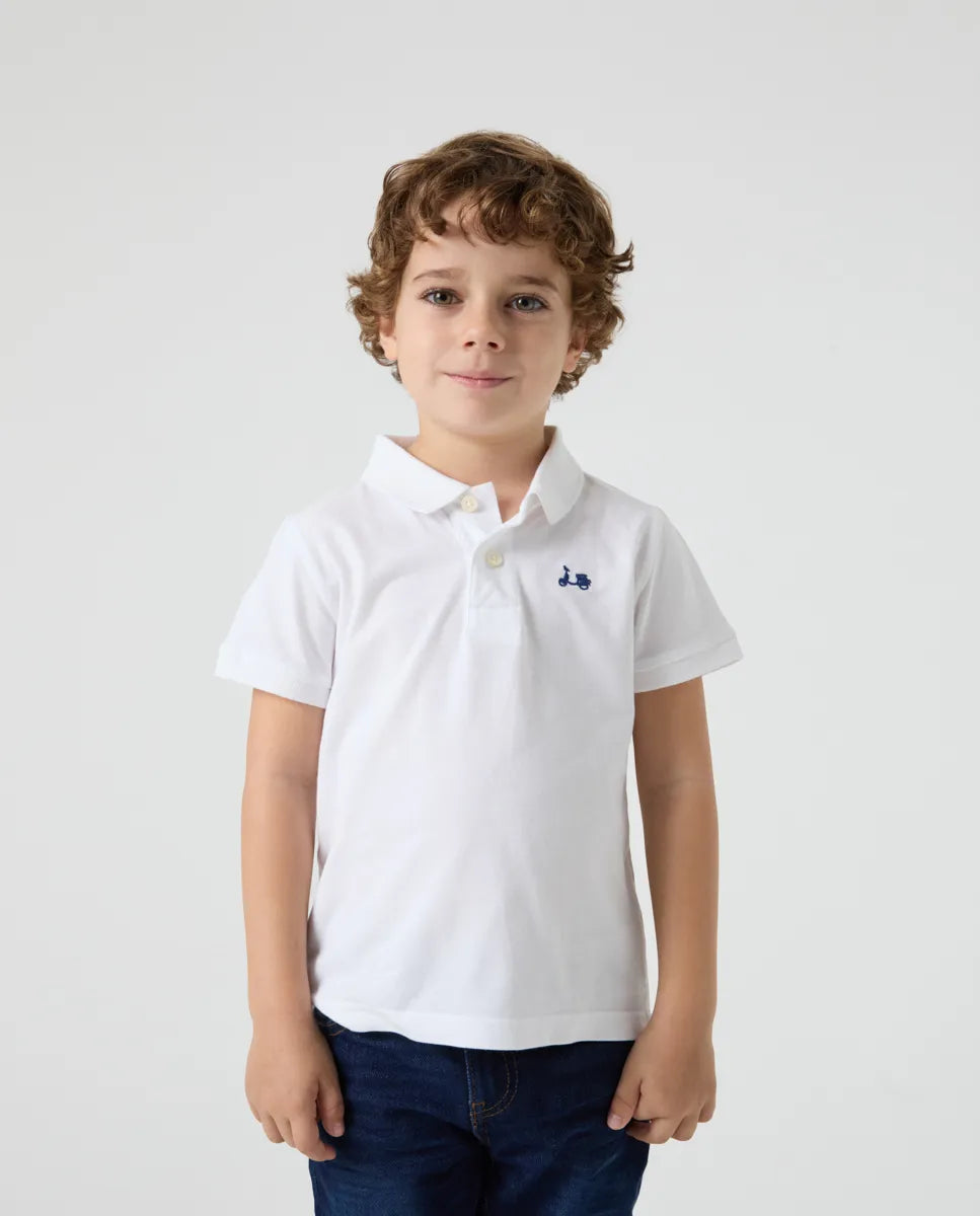 Classic White Polo