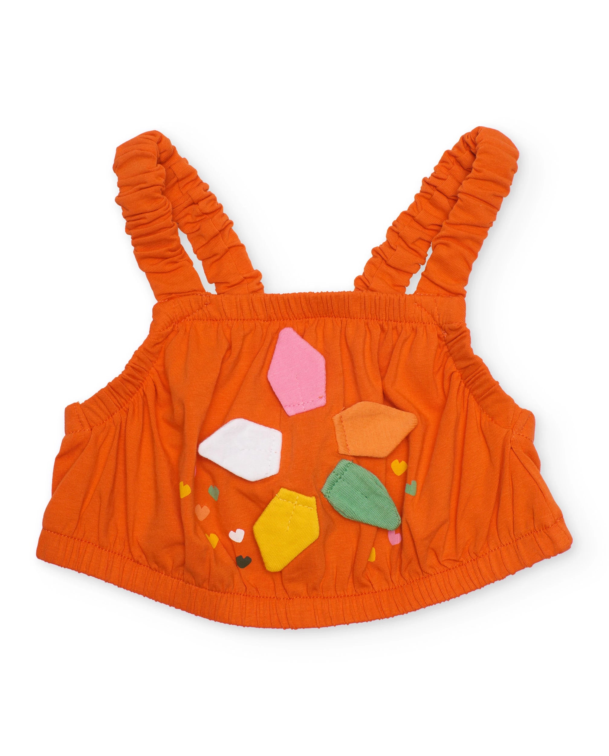 Orange Flower Skirt Set