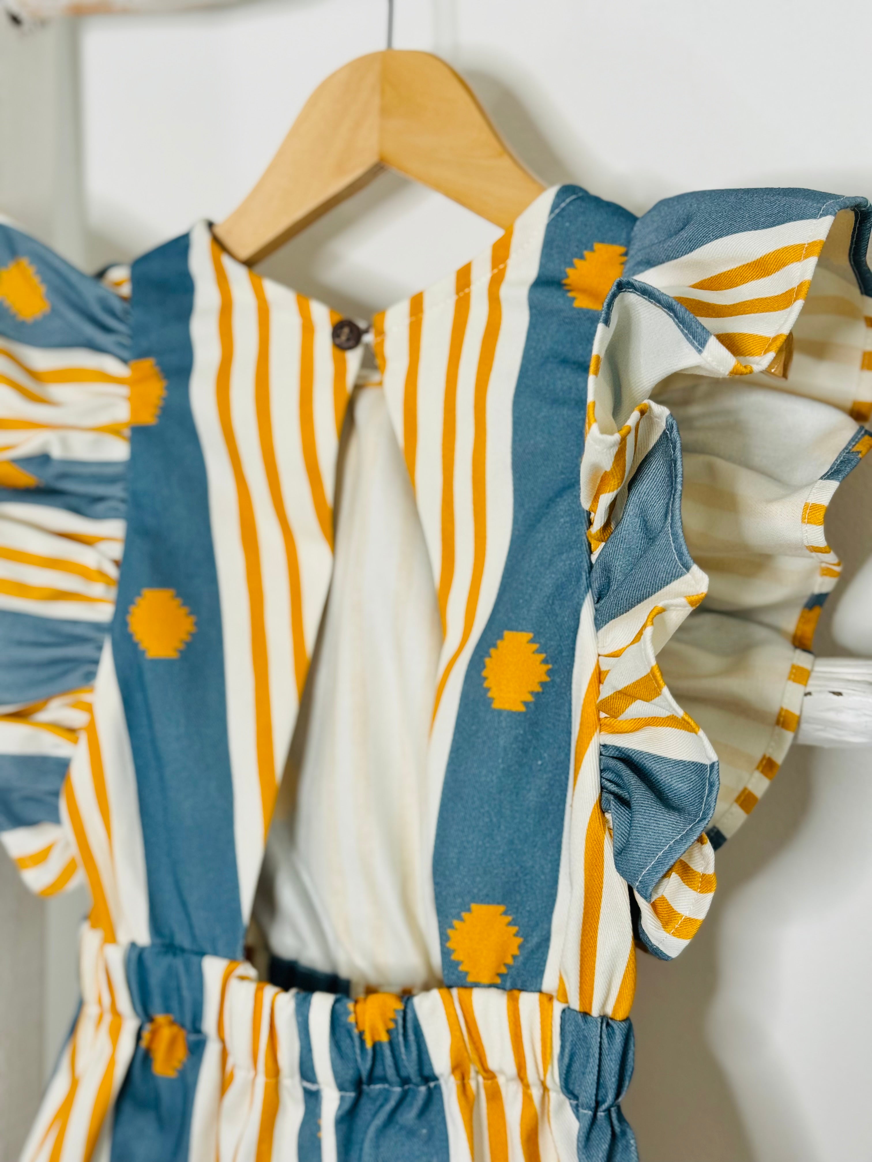 Golden Hour Open Back Romper