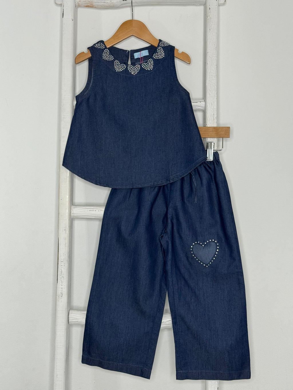 Heart Shaped Denim Set