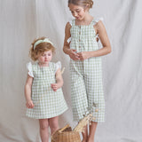 Green Gingham Baby Dress