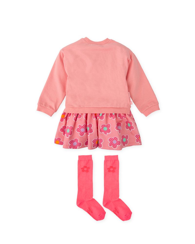 Soft Pink Flower Dress