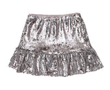 Silver Sequin Skirt