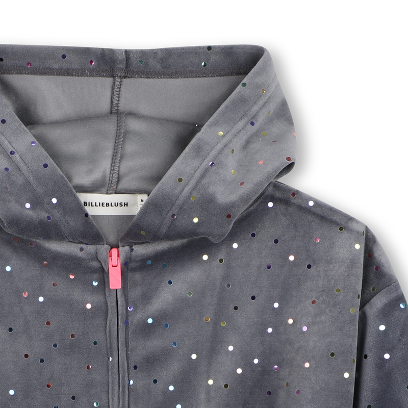 Grey Zip Up Hooded Travel Set