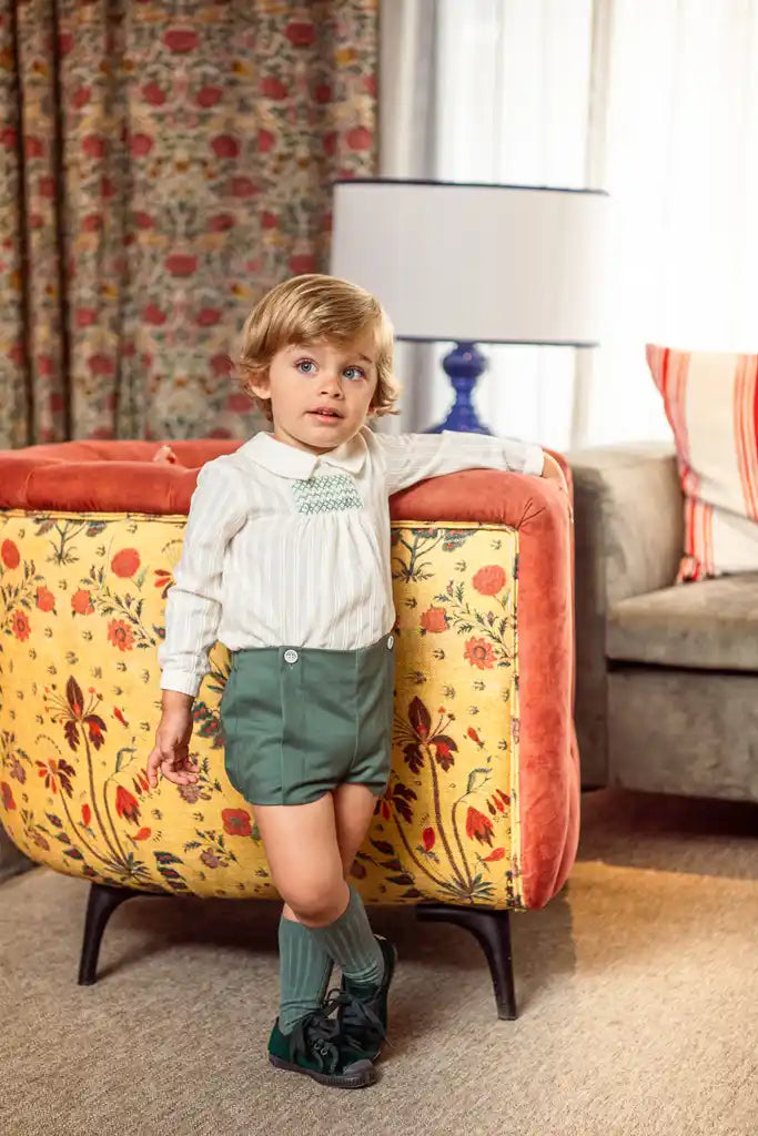 Oliver Sage Smocked Set