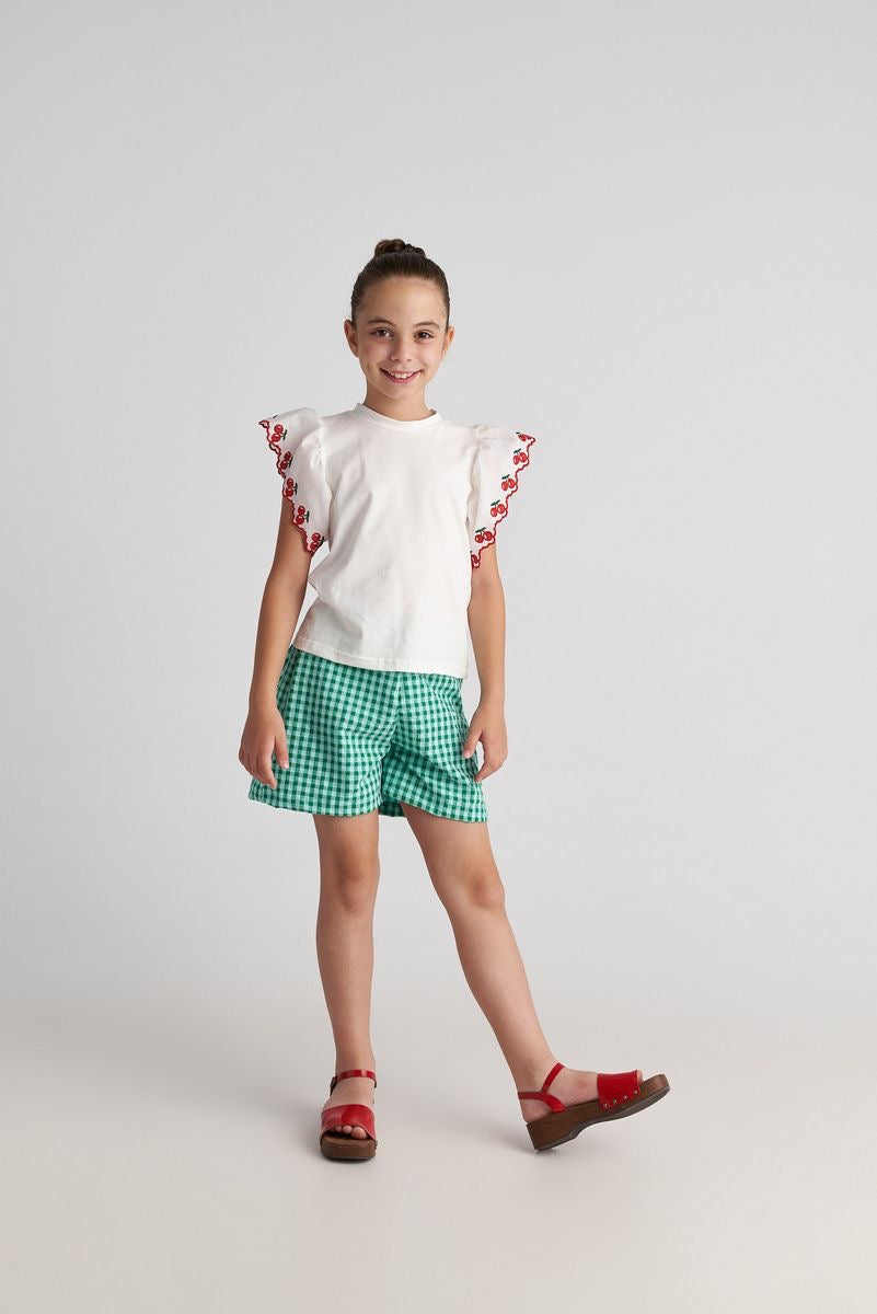 Cherry Gingham Set