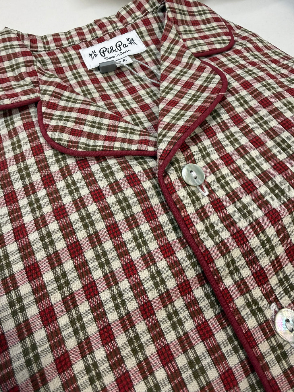Merry Little Plaid Boy Pajama Set