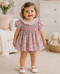 Fall Bloom Baby Pink Dress