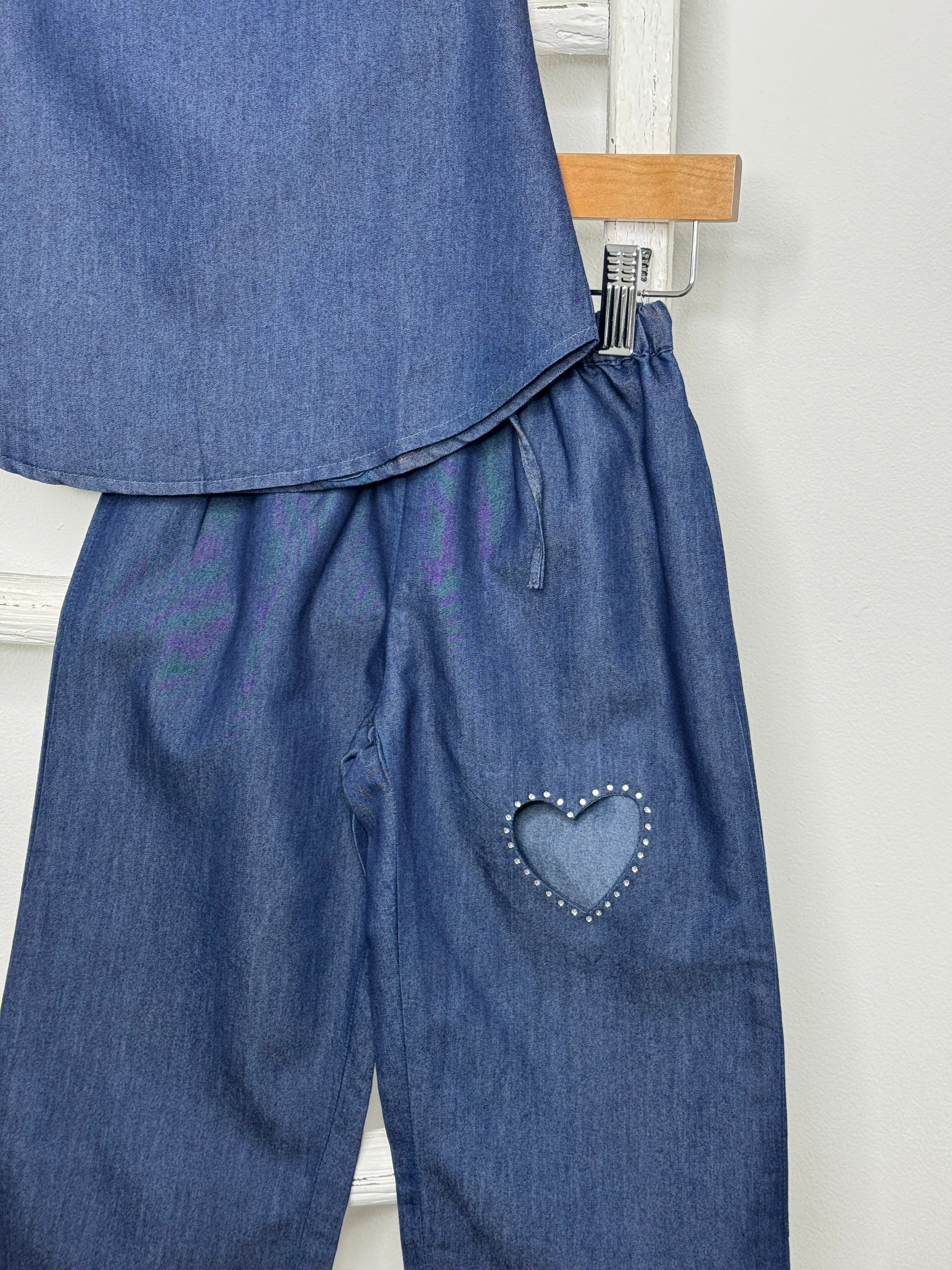 Heart Shaped Denim Set